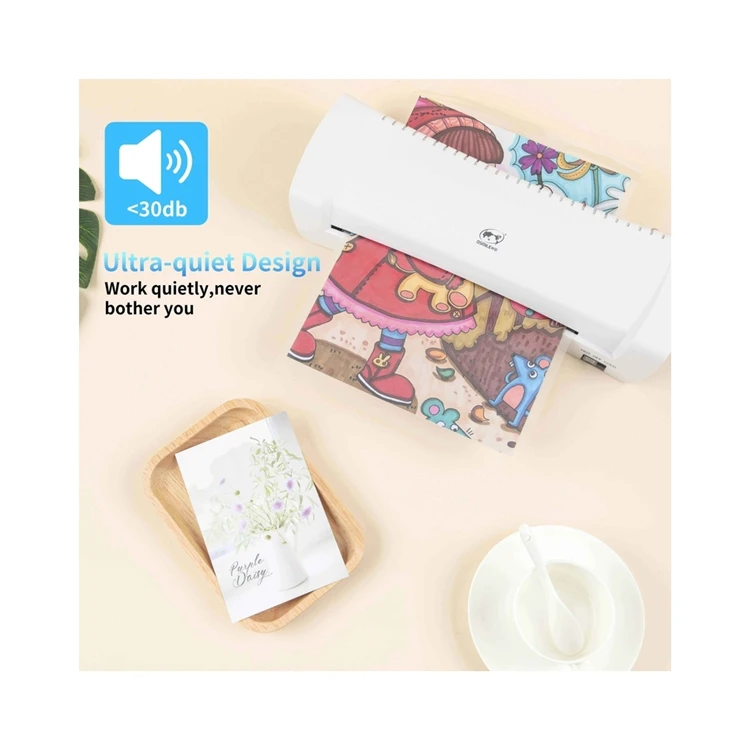 Made in China A4/A3 OCA Vacuum Long Life Safe Mobile Laminating Cutting Machine High Quality Laminating Machine