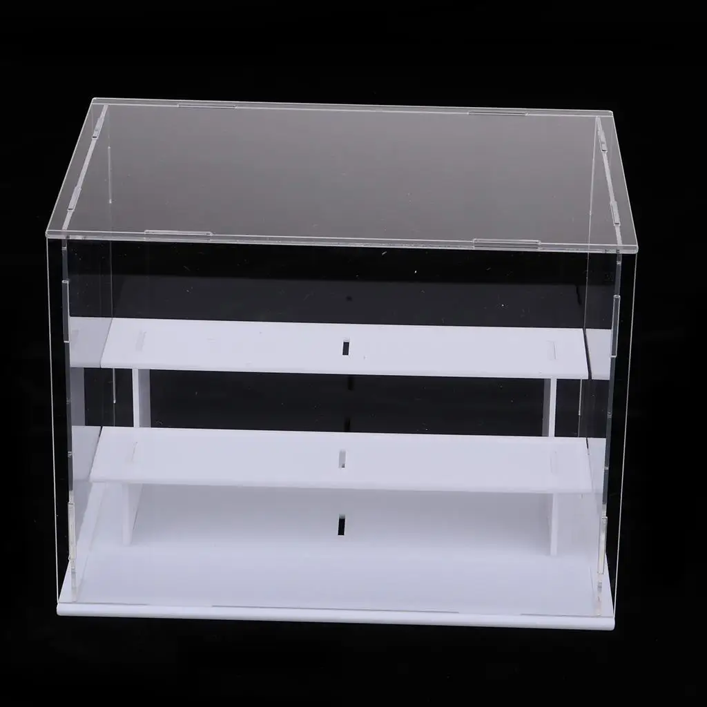 8*6*6inch Clear Acrylic Display Case Dustproof display box ( Assembled)