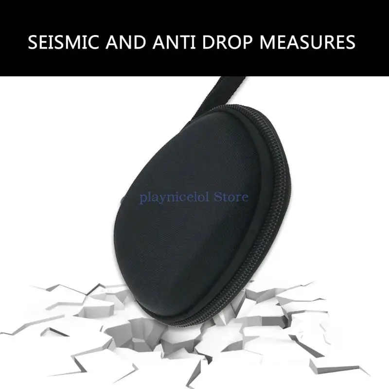 Черный Жесткий чехол из ЭВА для путешествий, защитный чехол для ноутбука, чехол для мыши на молнии, чехол для Logitech POP Mouse