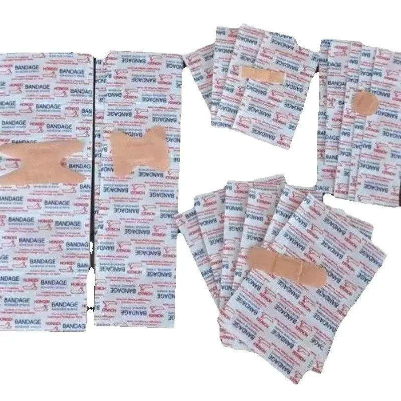 

100Pcs/Set Breathable Band Aid First Aid Wound Dressing Patch Tape PE Plasters H Butterfly Shape Adhesive Bandages