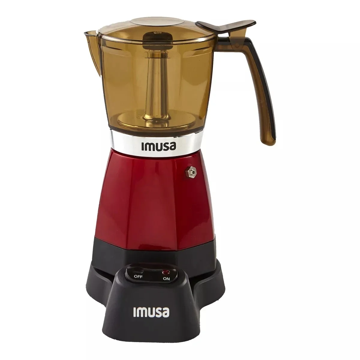 IMUSA Electric Espresso/Moka Maker Red - 6 Cup