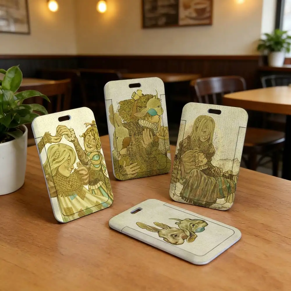 

Чехол-держатель для студенческих и проездных карт, а также бейджей с ланъярдом от Singer Yaelokre Composing Colentine