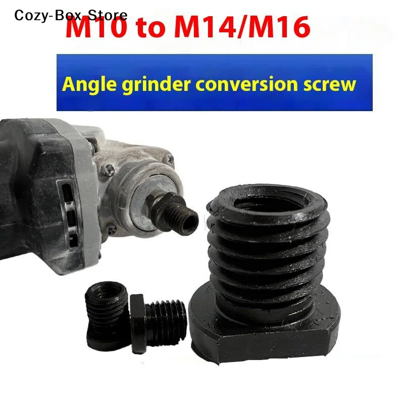 [ZY]Angle Grinder Adapter M10 M14 Thread Attachment Grinde Spindle Arbor Conversion Female To Male Connector Rod Power Tool[ZY]