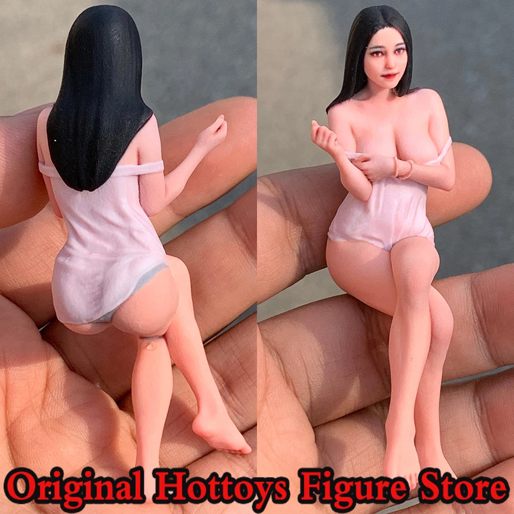 

1/16 Scale Female Soldier Pajama Pure Beauty Mini Realistic Sculpture Full Set About 7-8cm Action Figure Model Collection