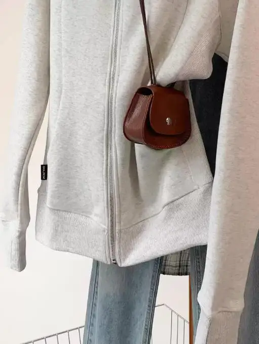 여성용 재킷 2026 봄 슬림핏 패션 심플 스포츠 지퍼 앞면 다용도 후드 스웨트셔츠 재킷 일상용 적합