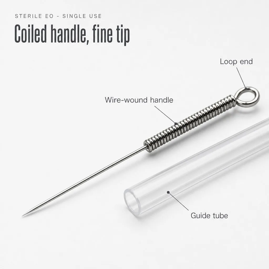 SHENLONG Sterile Acupuncture Needles with Guide Tube 100PCS Disposable Single Use 0.25x40mm 0.25x25mm 0.30x40mm Ring Handle