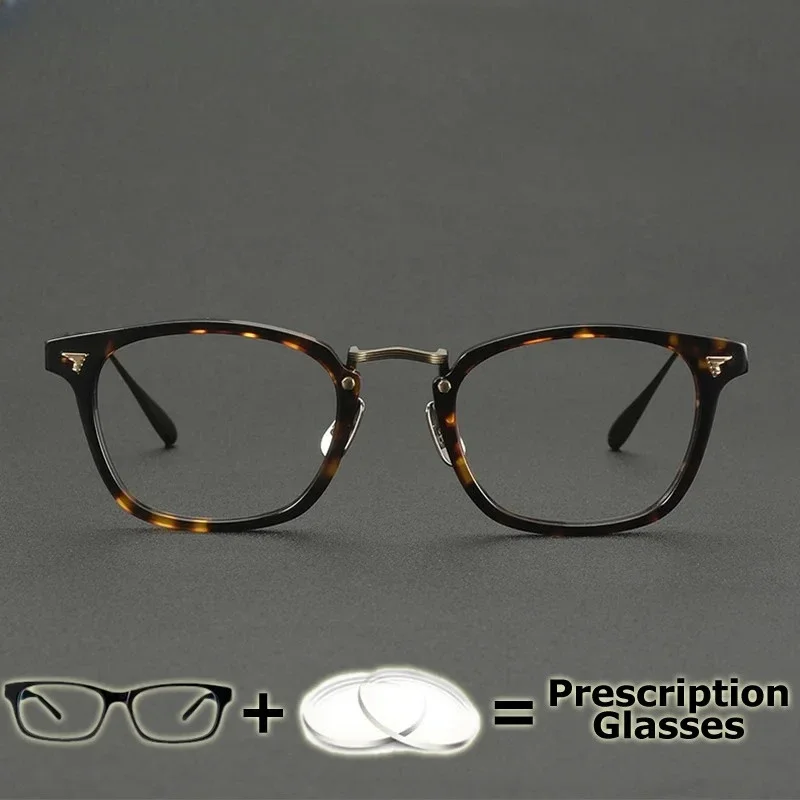 

KIZN Round Frame Men Women High End Vintage Retro Eyewear Chameleon Prescription Glasses Progressive Multifocal Wide Field Lense