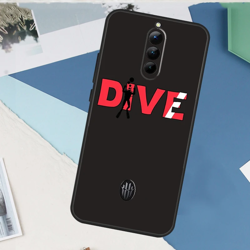 Dive Scuba Diver Shark Diving Case For ZTE Nubia Red Magic 8 Pro 8S Pro Plus RedMagic 7 6 Pro 7S 6S Pro 5G 5S 6R Cover