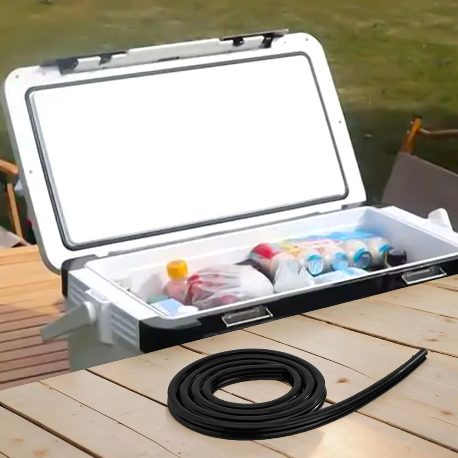 

Уплотнительная прокладка для крышки походного холодильника, аксессуары для герметизации, легко устанавливаемая, высококачественная деталь для активного отдыха