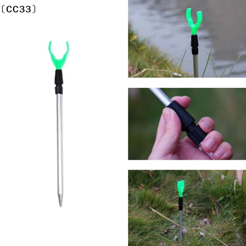 1Pcs Aluminum Alloy Telescopic Fishing Rod Holders Fixed Frame Rod Bracket With Sturdy Fishing Pole Stands  Space-Saving〔CC33〕