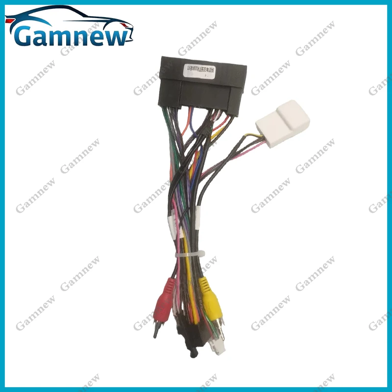 Car Radio Cable Power Wire Harness Android Unit Connector Socket for Hyundai Santa Fe KIA Ceed Cerato Sorento Soul Sportage