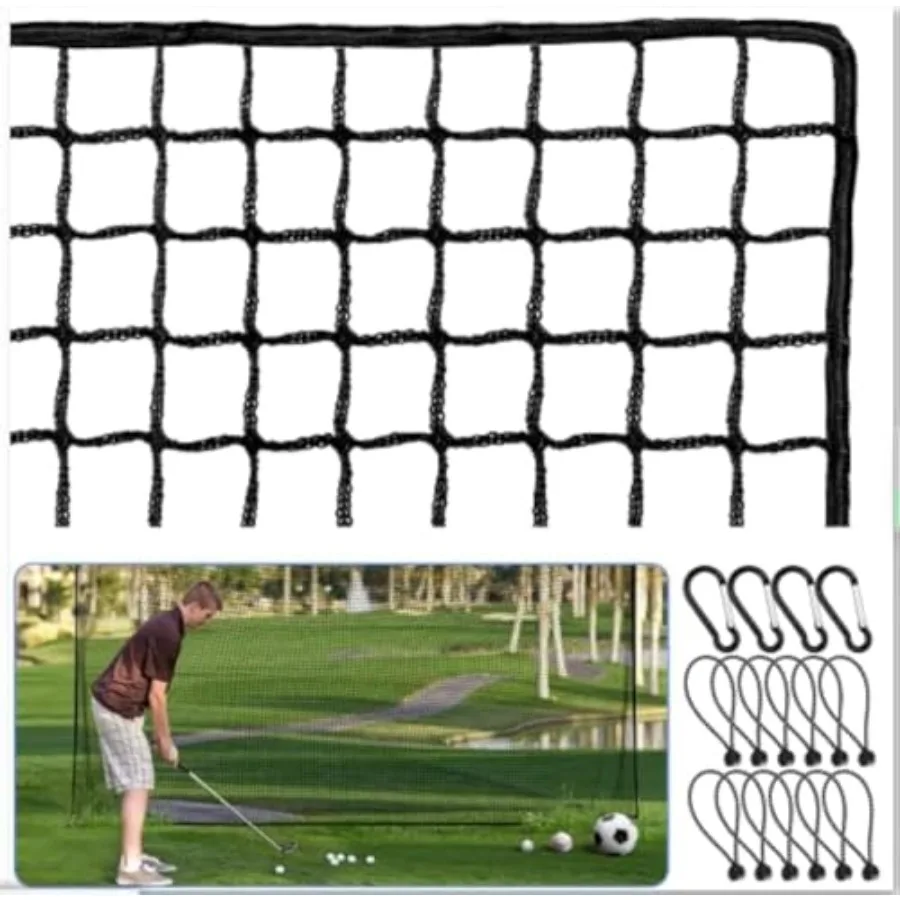 

Golf Net10Ft 15Ft 20Ft 25Ft 30Ft 40Ft Golf Practice Net Sports Practice Barrier Net Heavy Duty Ball Netting Golf Hitting Net DI