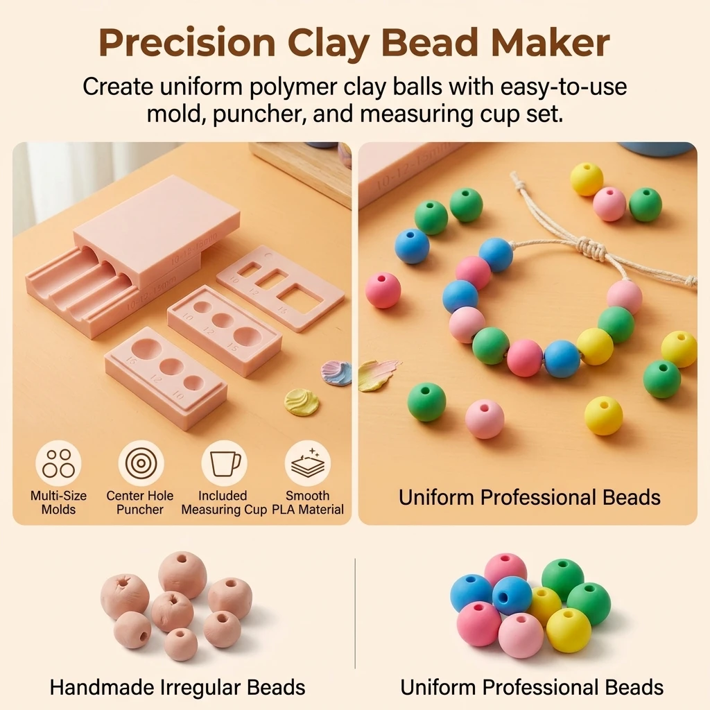PLA Plastic Polymer Clay Ball  - Jewelry Making Kit For Kids ulasan dan harga