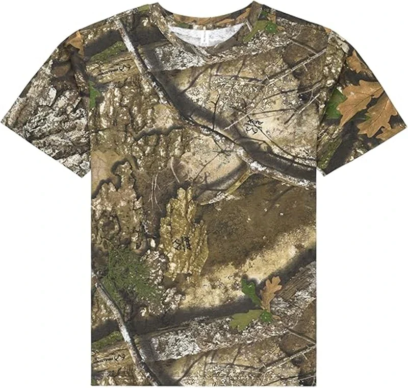 Camo Jungle Graphic Sommer Herren T-Shirt 3D-Druck Camouflage Spaß O-Ausschnitt Kurzarm Oberteil Unisex Locker Lässig Y2k Kleidung Tee – Detail 8