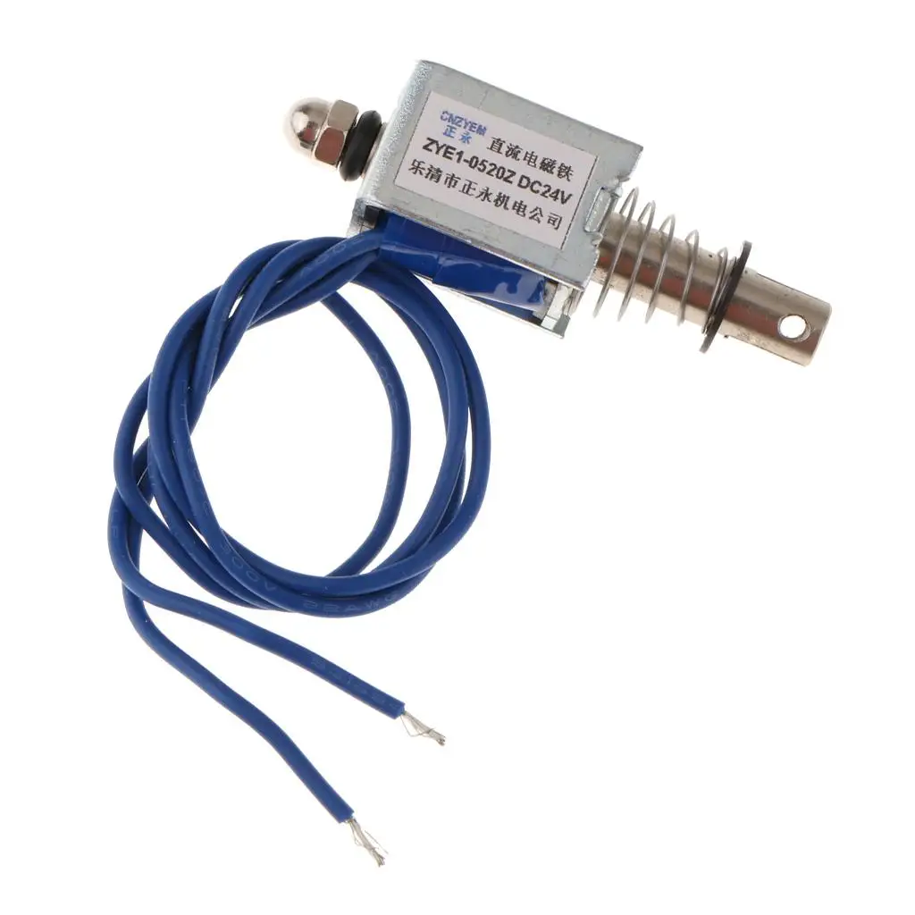 Mini actuador push-pull electroimán solenoide imán eléctrico DC24V