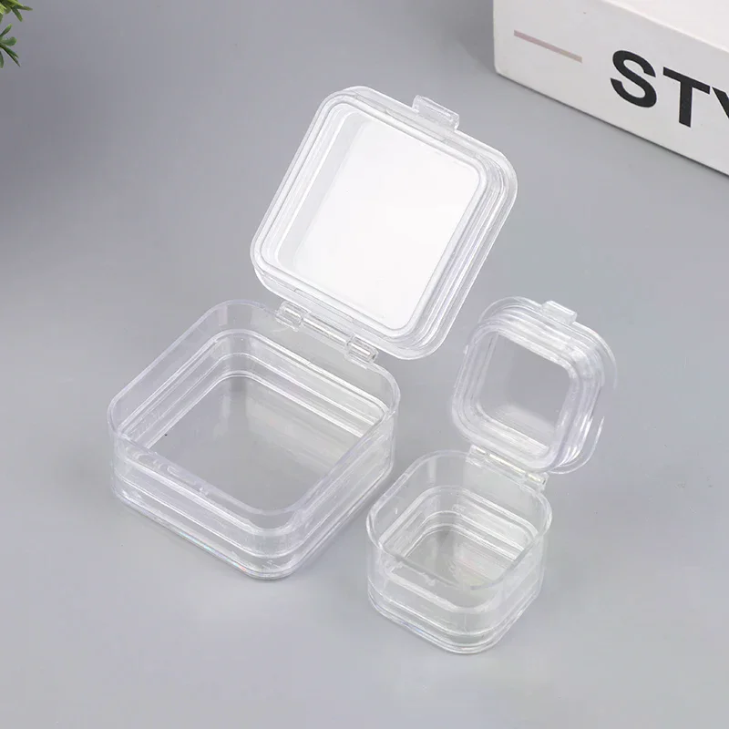 1Pcs Plastic Dental Lab Box With Film Dentist False Tooth Case Box With Membrane Storage Boxes Denture Teeth Container Case