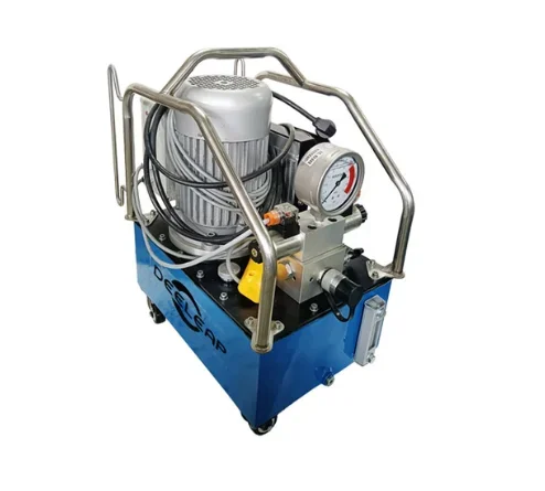 

DEELEAP PES206ER Hydraulic Electric Pump Single-acting Electromagnetic Reversing Electric Pump with Wired Remote Control 20L