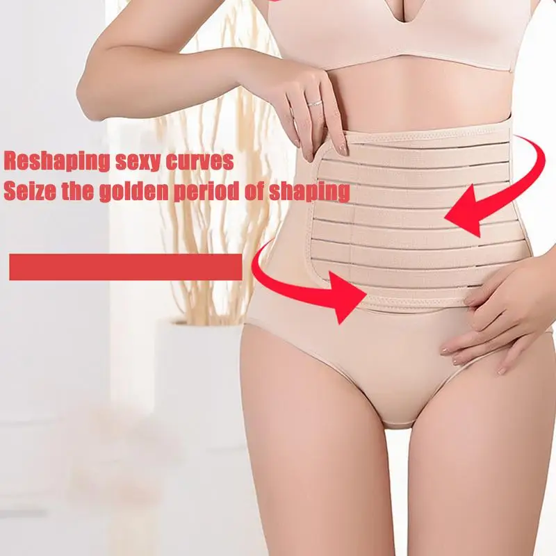 Post Partum Waist Binder Soft Postpartum Belt Band Elastic C-Section Recovery Belly Band Abdominal Binder for Postpartum