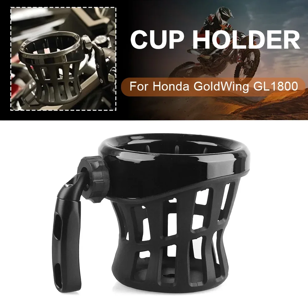 GL 1800 Accessories Motorcycle Handlebar Bottle Cup Holder Passenger Drink Mounted For Honda Gold Wing GL1800 Goldwing