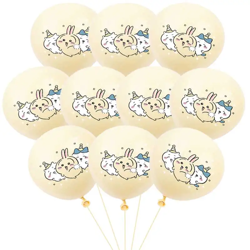 12/24/36/48 قطعة Kawaii Chiikawa تحت عنوان اللاتكس احباط بالون الأطفال حفلة عيد ميلاد بالون للزينة استحمام الطفل لعبة أطفال الهدايا #5