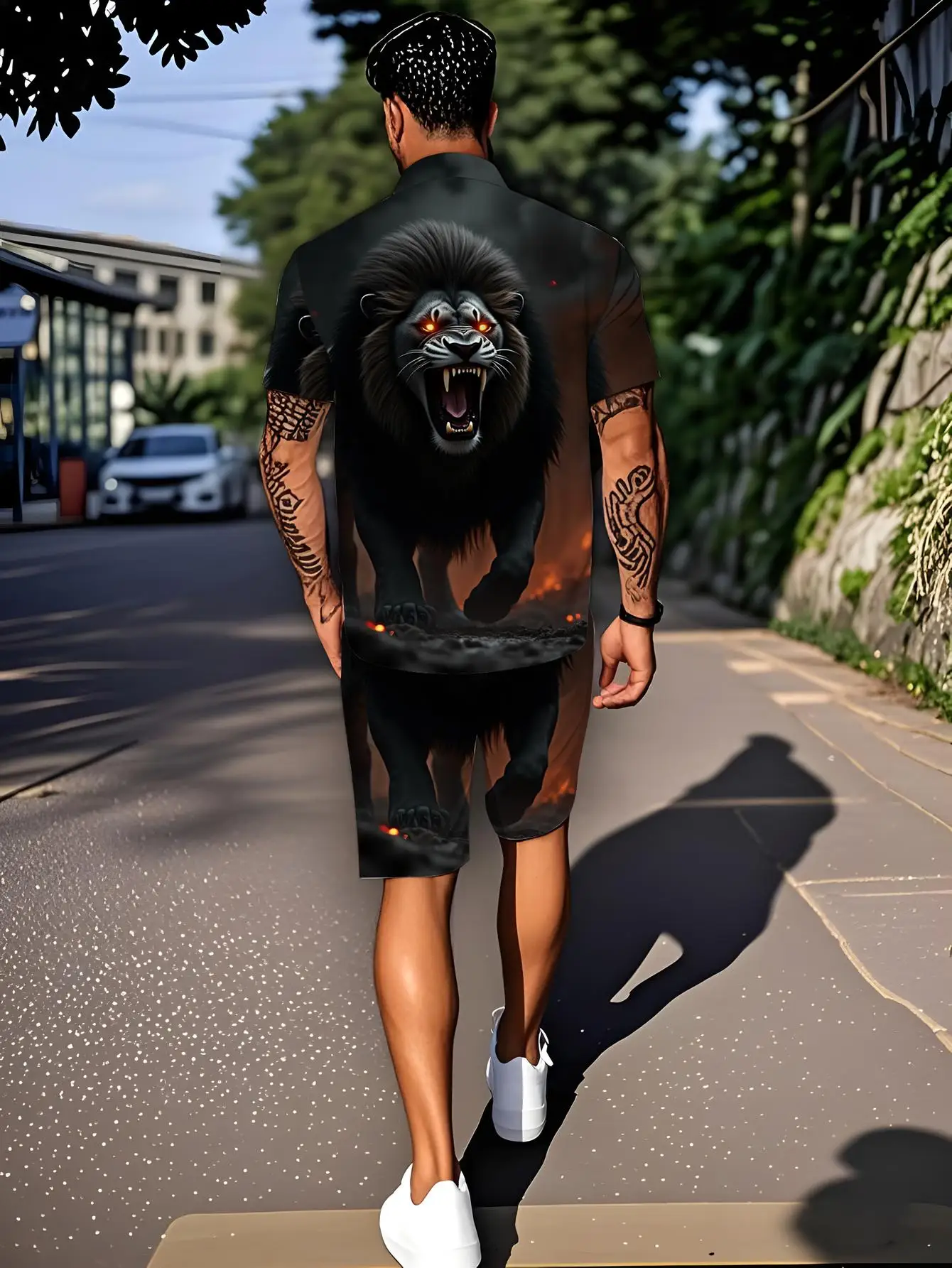 Men's Shirt Sets 2026 Spring/Summer Graphic Tracksuit men 2 piece set 3D Printed jogging set sweatshirt set sweat suit