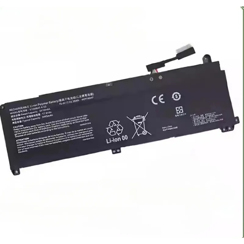 

V150BAT-4-53 V150BAT-3-41 Laptop Battery for Z8 G8 DA5 DA7NP CV15S02 Z8-DA7NP DA7NT CV15S02 G8-DA7NT 53.35Wh/41Wh