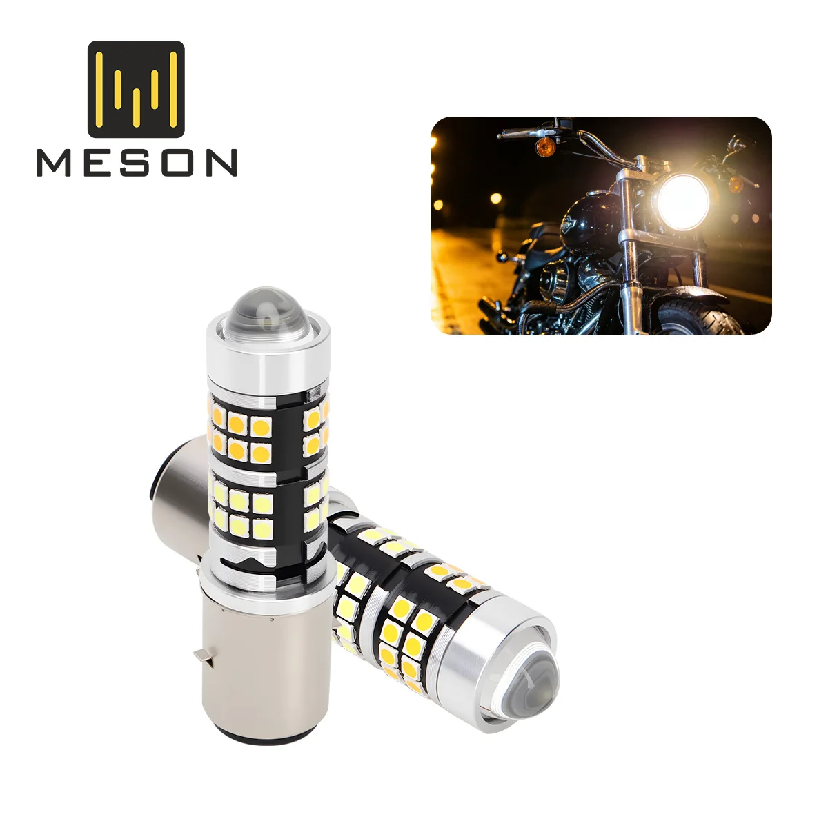 

1pc BA20D H4 P15D LED Motorcycle Headlight Bulbs 12V Dual Color Hi Lo Beam Lamp Motorbike DRL Plug and Play White Yellow