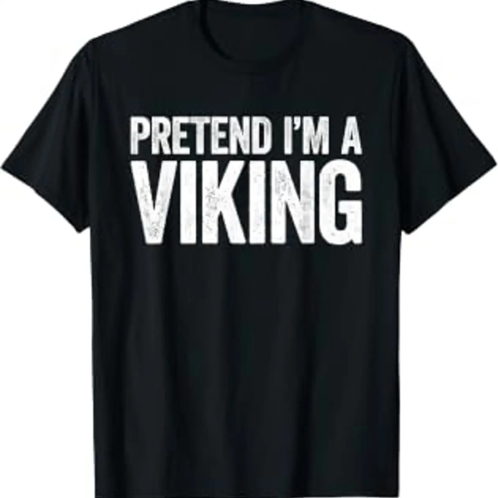 Pretend I'm A Viking T Shirt Adult Kids Costume vintage Washed Comfortable Versatile Soft graphic Stylish designer clothes
