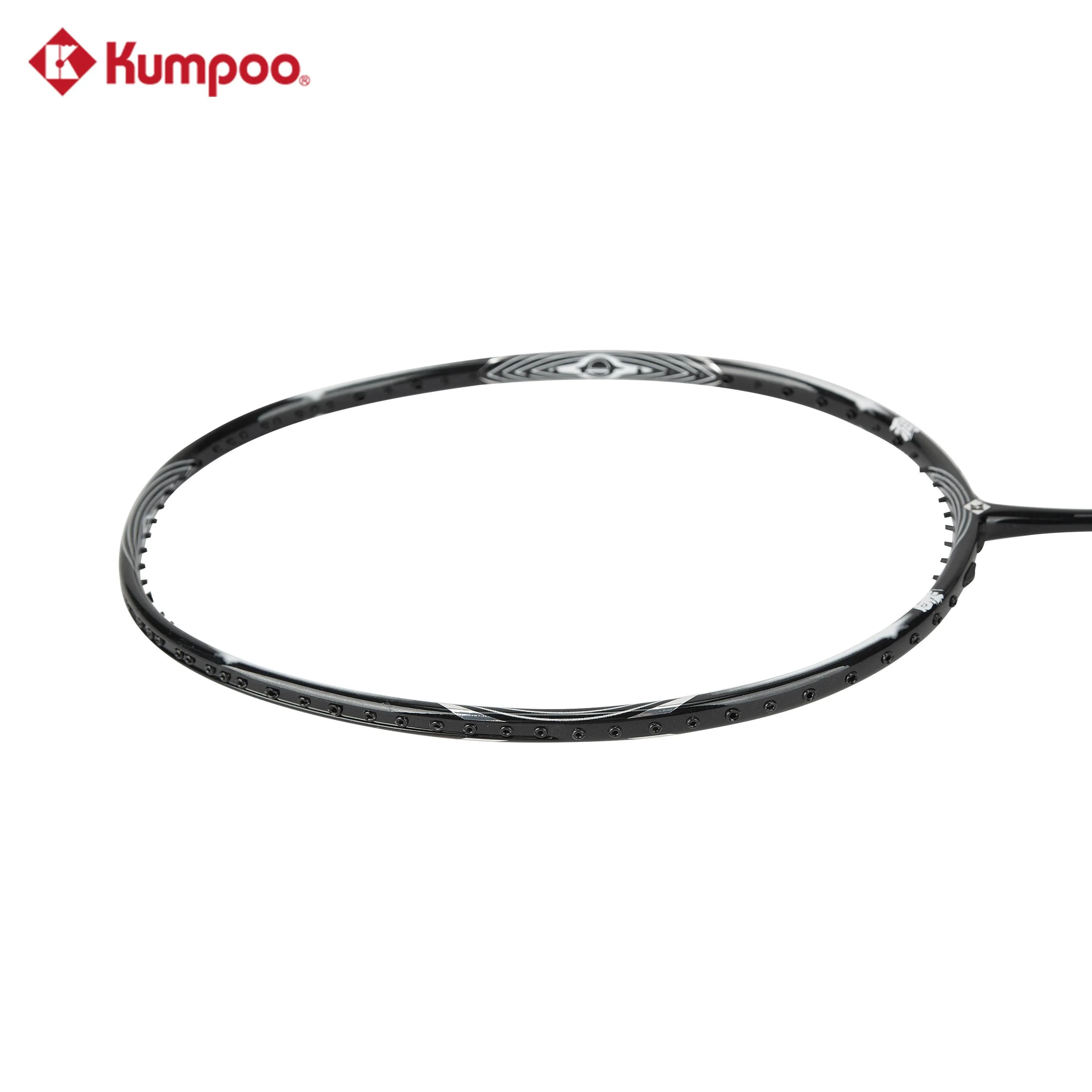 Kumpoo Badminton Racket KZ-HD Black Hole Durable full Carbon All-Round Single Racket for Men and Women Training and Competition