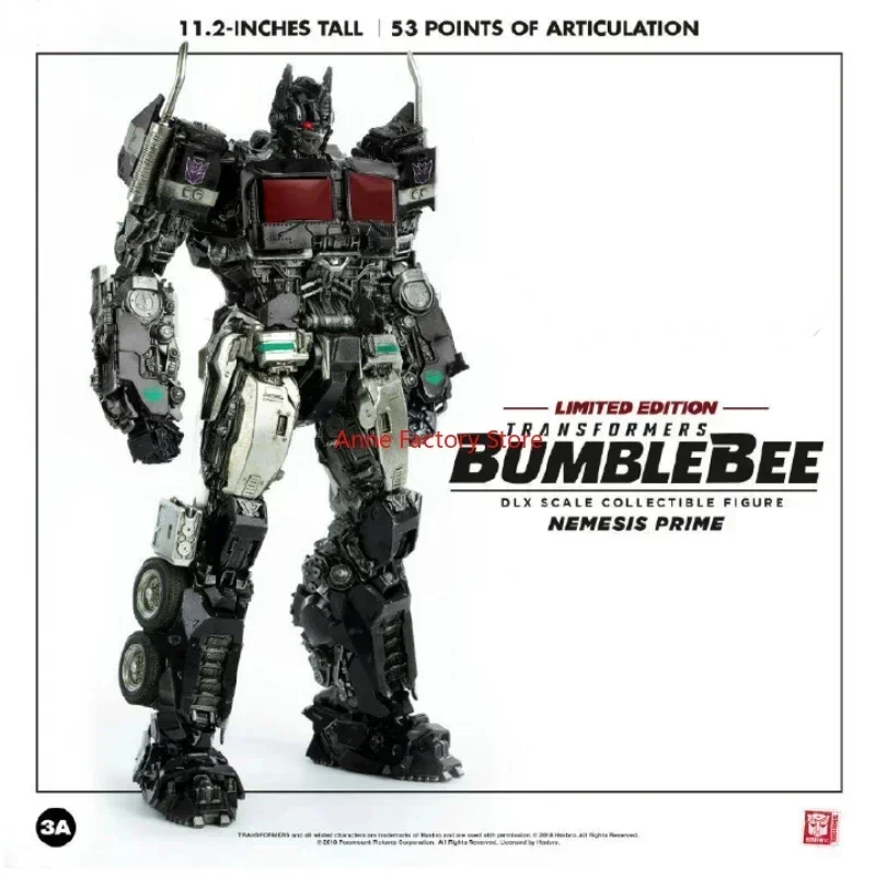 Neue Original Threezero 3A DLX Transformation Nemesis Prime Limited Edition 11,2 Zoll/28,5 cm Actionfigur Spielzeug