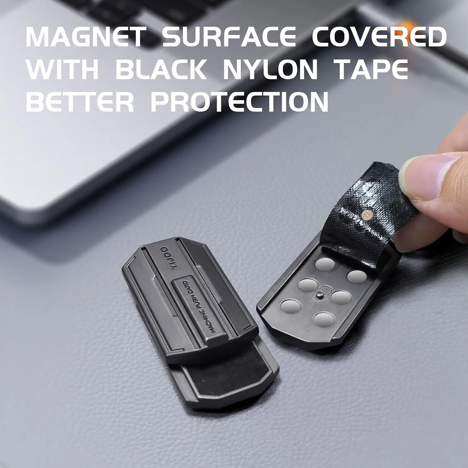 Magnetischer Push-Slider, 3-stufig, starke Festigkeit, Metall, EDC-Handspinner, Zappelspielzeug, Autismus, sensorisches Spielzeug, ADHS, Angst, Stressabbau