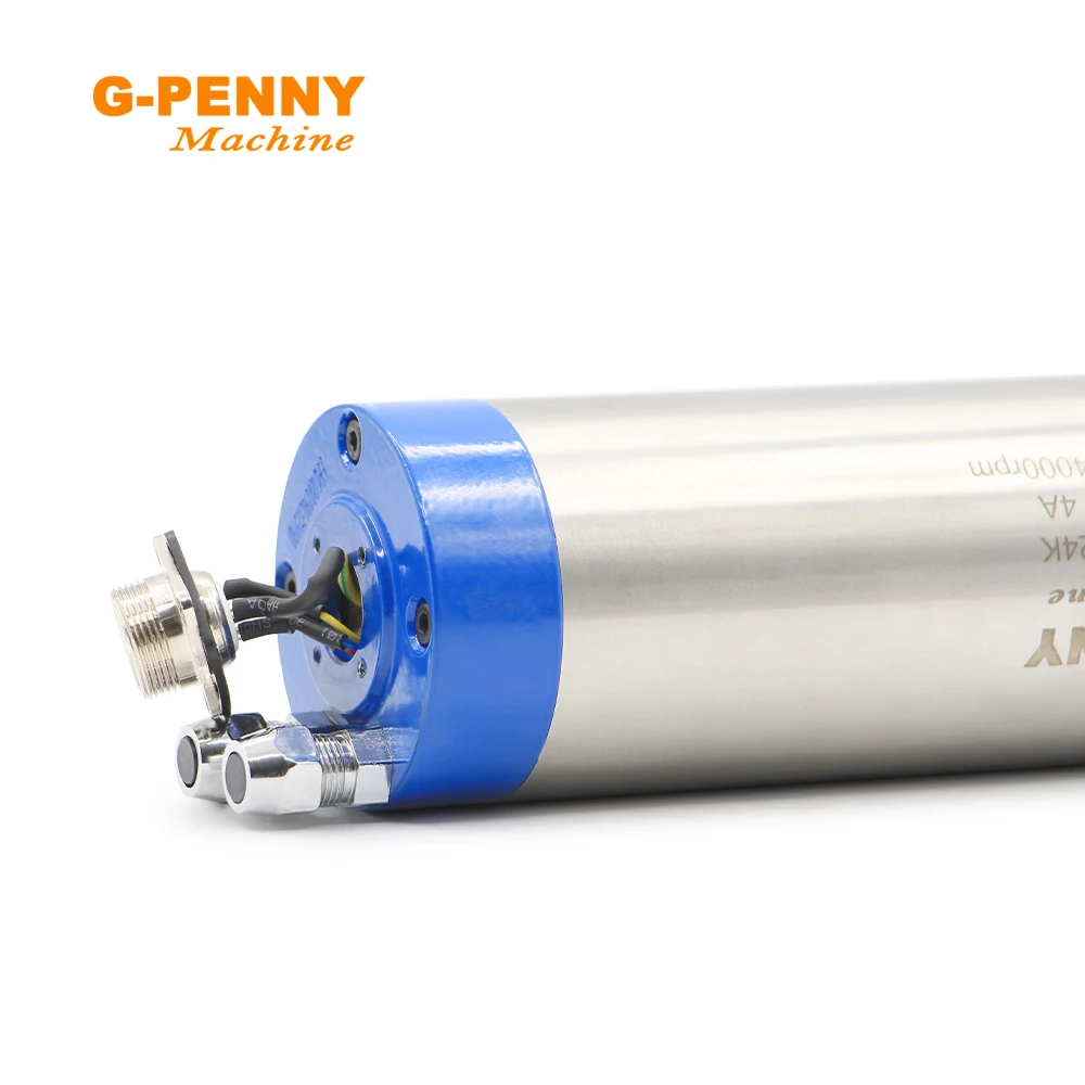 G-Penny 110V/220V 800W ER11 Spindle Motor Water Cooled 24000rpm 65mm 0.8kw 400HZ for Wood Working