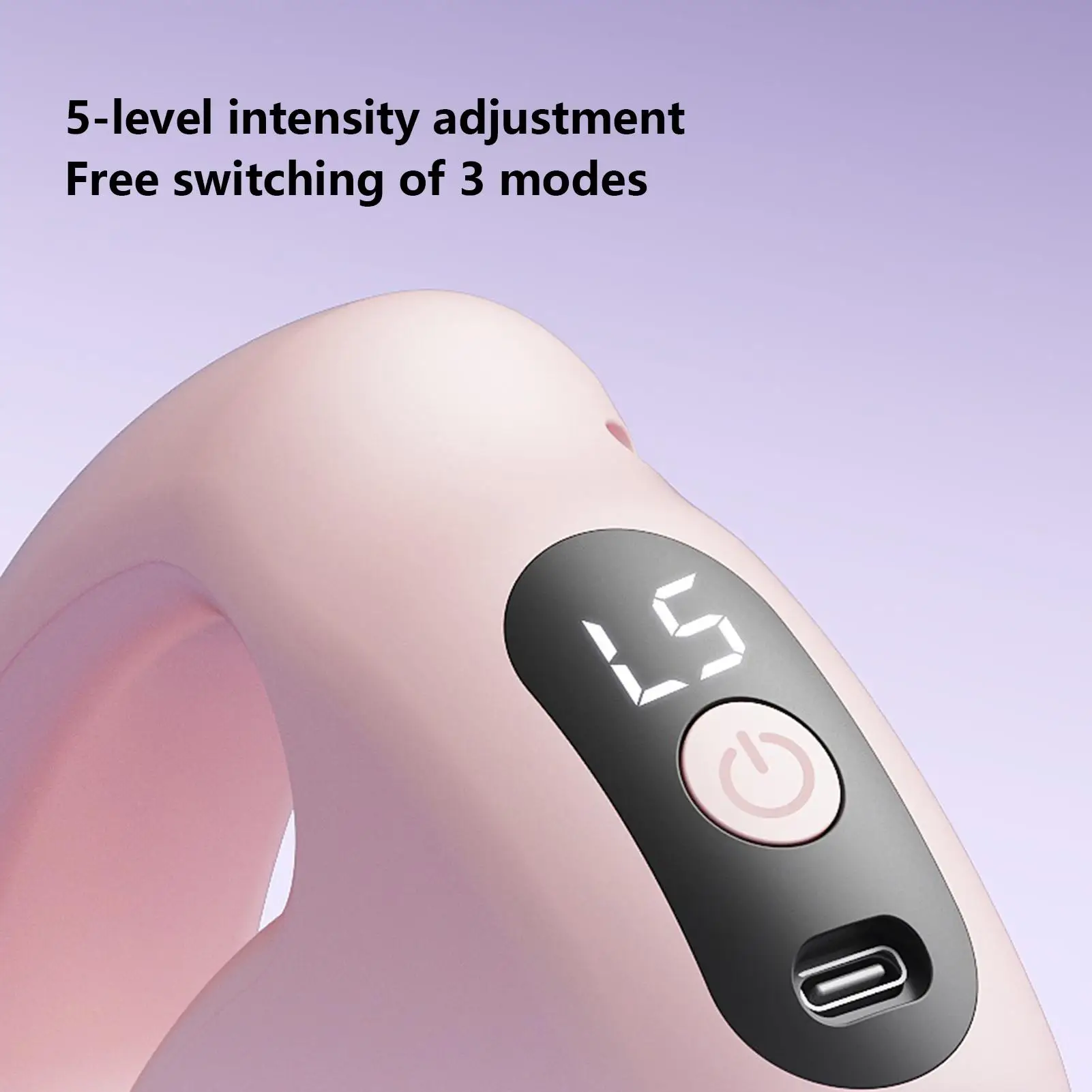 Fascia Ring Massager Fat Burner Adjustable Intensity Shoulder Massage Tool With Belt Deep Tissue Vibration Massager For Athletes