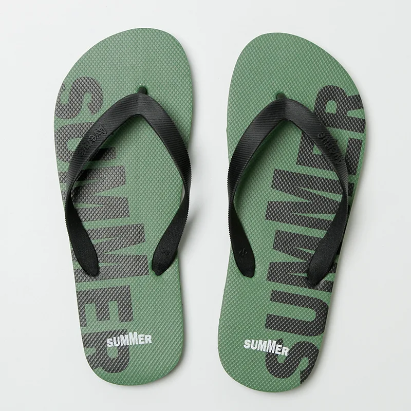2026 New Arrival Slippers Men Summer Flip Flops Beach Sandals Anti-Slip Casual Flat Shoes Slippers Indoor House Shoes For Men image 5