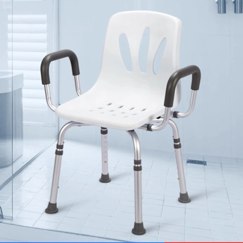 ergonomic-shower-chair-with-backrest-adjustable-armrests-anti-bacterial-pp-seat-5point-non-slip-base-for-elderly-pregnant-women