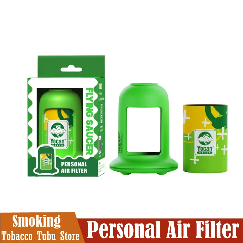 Original Yocan Green Flying Saucer Penguin Pinecone Whale Mushroom Personal Air Filter HEPA Filtration System Smoke Filter