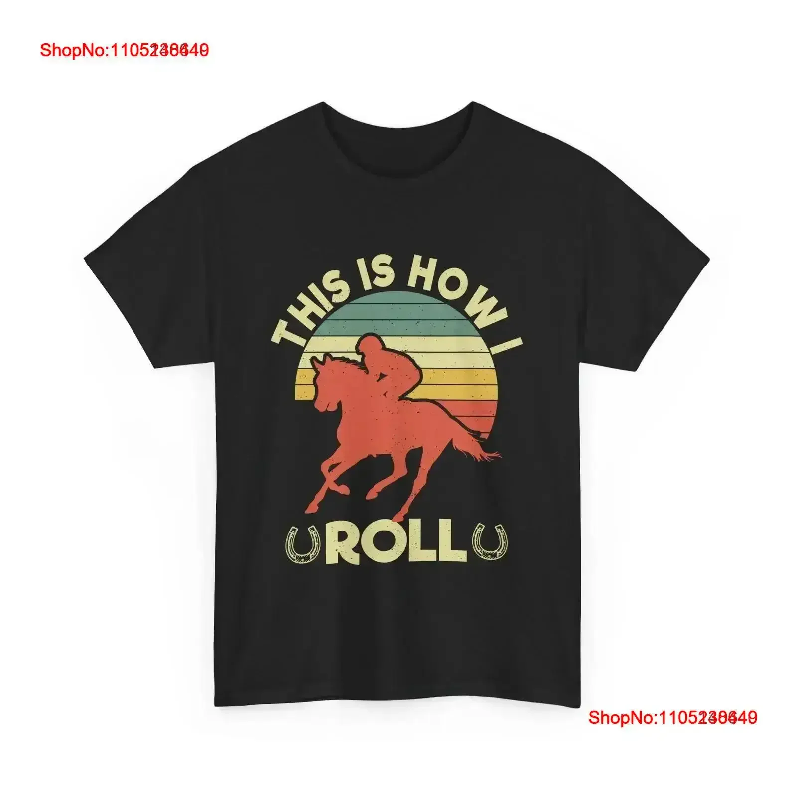 Esto es cómo rollo amantes de los caballos montar a caballo ecuestre hombres camiseta vintage lavado transpirable Top para uso diario Unisex