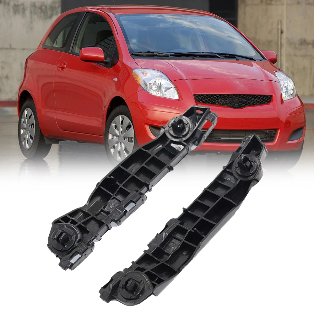 

Left+Right Car Front Bumper Support Bracket Retainer For Toyota Yaris 2007 2008 2009 2010 2011 Left Right 5253552060 5253652050