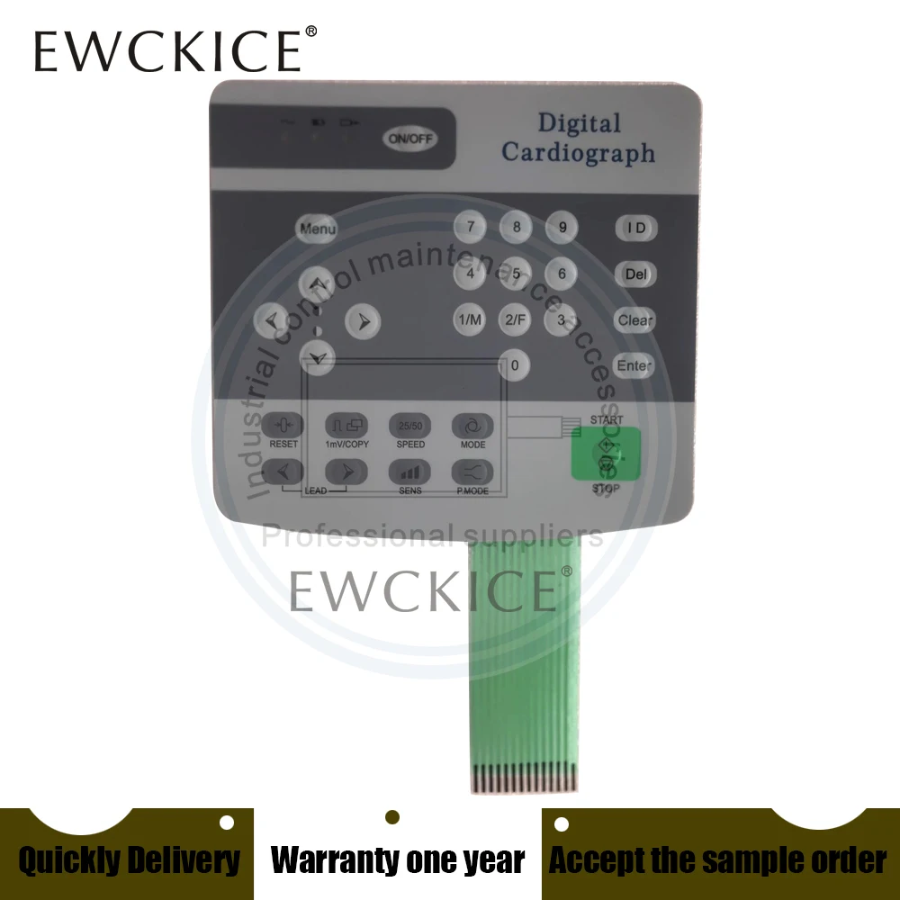 NEW ECG-1220 Digital Cardiograph HMI ECG1220 PLC Membrane Switch keypad keyboard