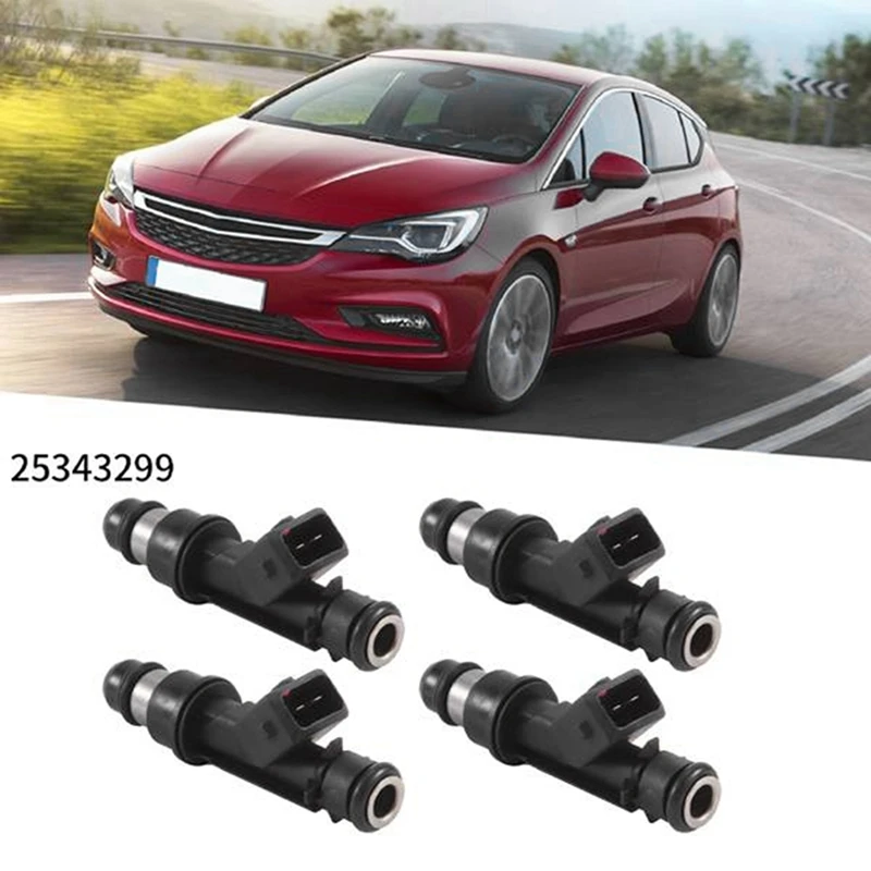 4Pcs Injector Fuel Injector Automotive 25313846 25343299 For Opel  Vauxhall Astra New High Quality Auto Parts