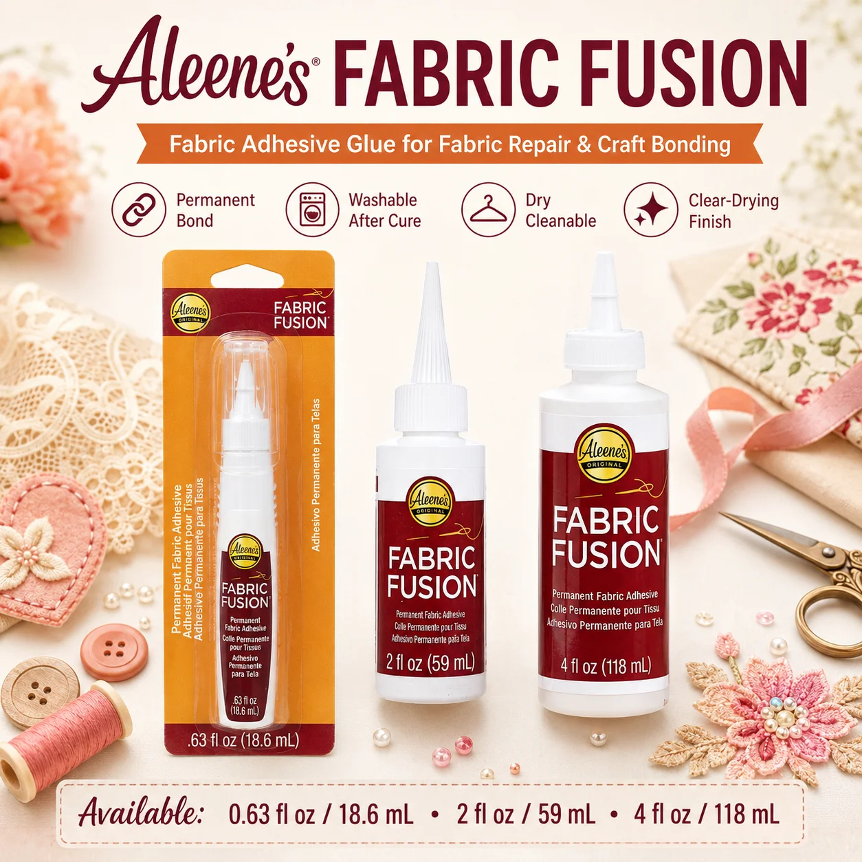 Fabric Glue Bond - Aleene's Fabric Fusion Klej do tkanin,