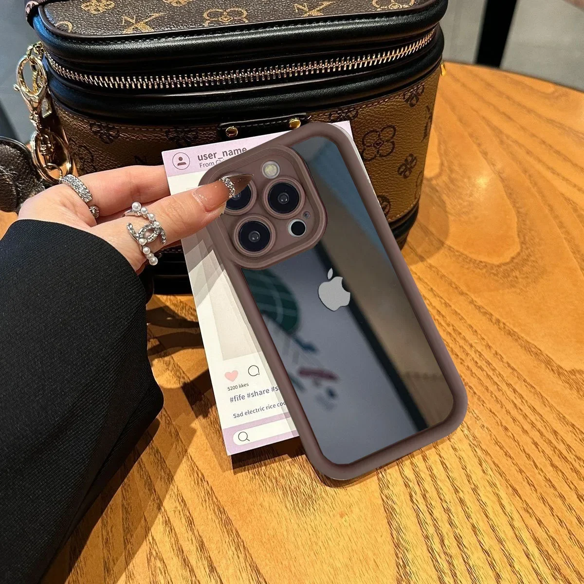 Luxury Make Up MirrorสําหรับSamsung Galaxy S25 S24 Ultra S23 S22 S21 Plus S24FE S23FE S20FE S21FEฝาครอบกันชนHard