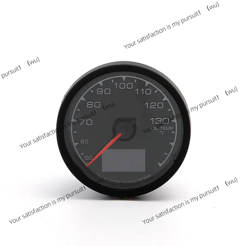 Pointer with LCD meter Water temperature Oil pressure Oil temperature meter Voltage tachometer Car modification instrument panel