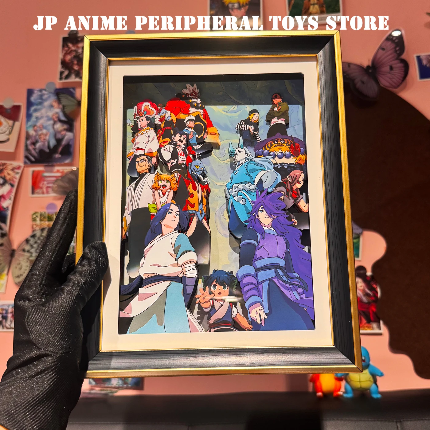 

Новое аниме «Легенда об Hei», 3D художественная роспись ручной работы, мультяшная фигурка Луо Сяоhei, украшение для рабочего стола, фанаты, коллекционные подарки