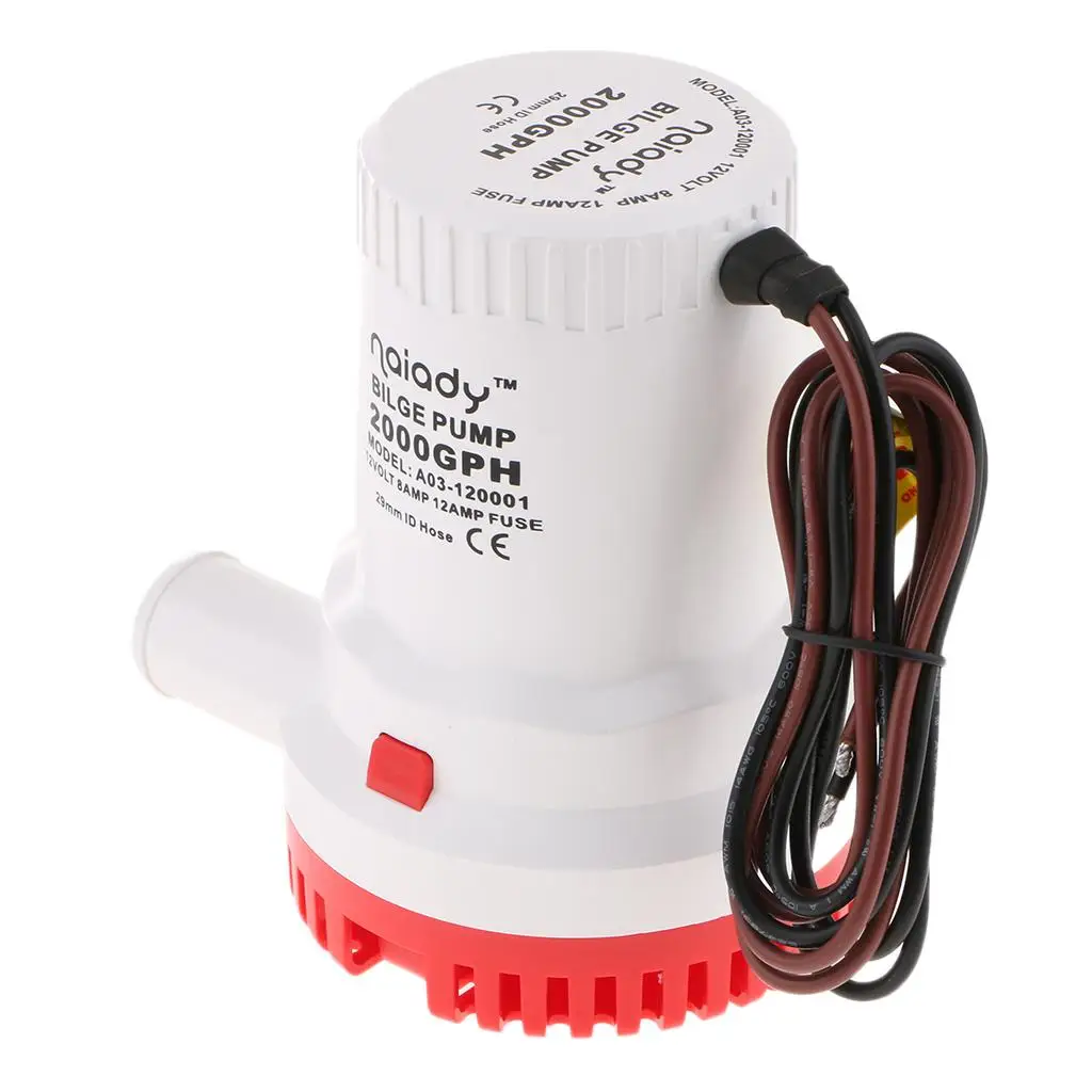 

1 Piece Bilge Pump 2000GPH ABS Submersible Water Pump For