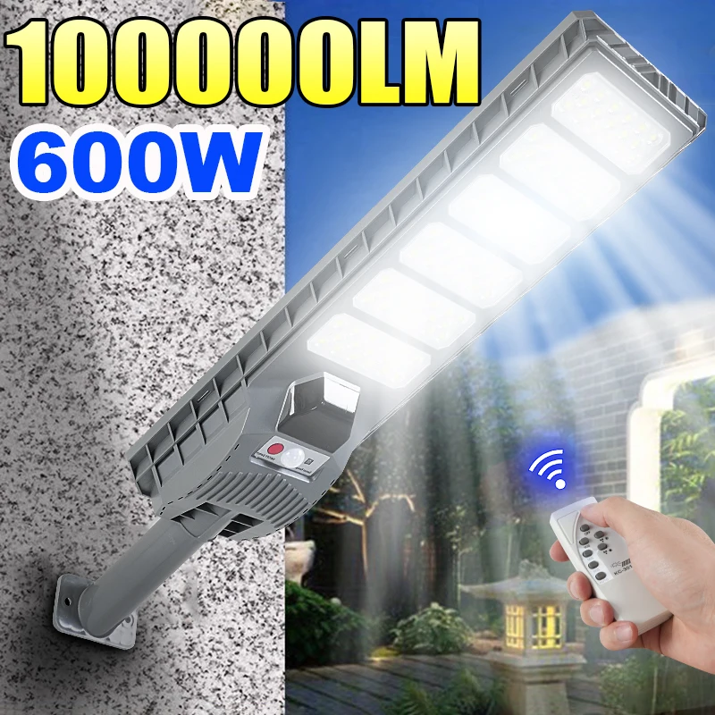 100000LM Powerful Outdoor Solar Light With Motion Sensor Outdoor Wall Lights IP65 Waterproof Outdoor Garden Street Villa Lamp