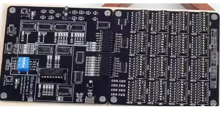 4Bit TD4 CPU Self-made Introduction 74 Series Chip Logic Circuit Design CPU Operating Principle Learning