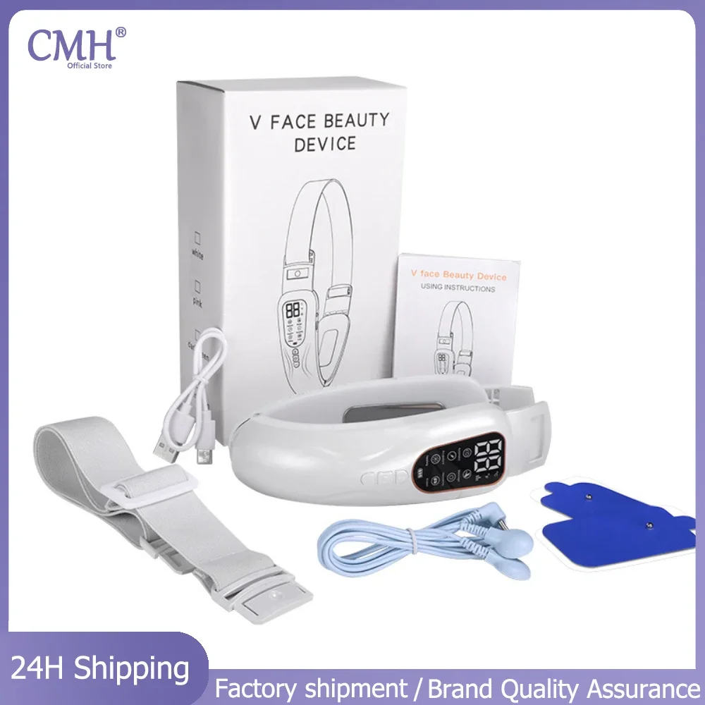 CMH Face Lifting Machine V Line Double  Chin Remover Removal Facial  Skin Care  Massager Hot Compress Rejuvenation Beauty Device