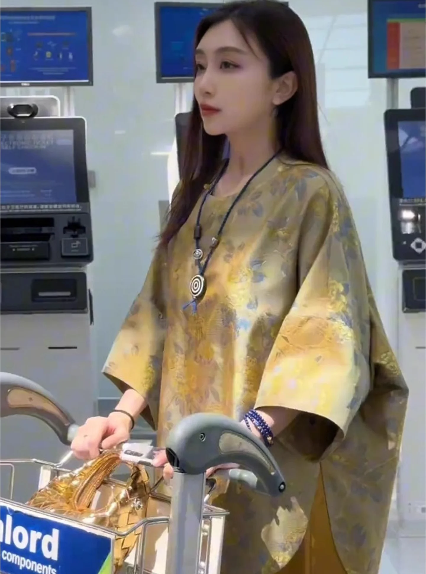 

Chic Younger Version Chinese Sle irt Ele Chic Top Super ular Agel New National Trend Xiangyun Silk Women's irt