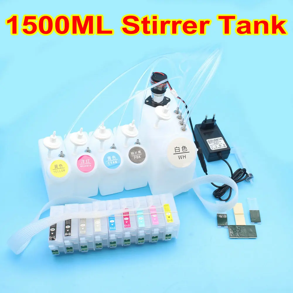 

DTF Printing Ink Tank For Epson Stylus Photo R3000 Ciss System Kit With Stirrer R3000 Continuous Ink Supply System Device Parts